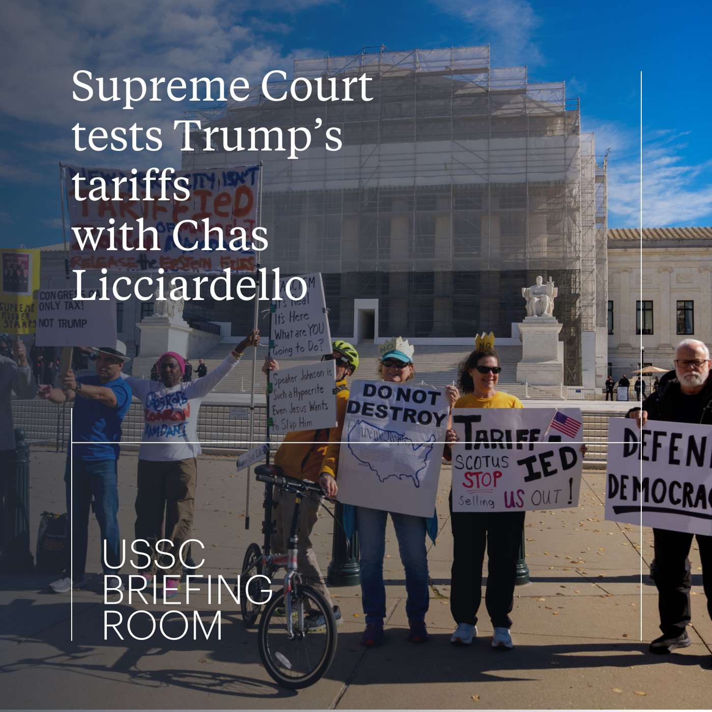 Supreme Court tests Trump’s tariffs – with Chas Licciardello