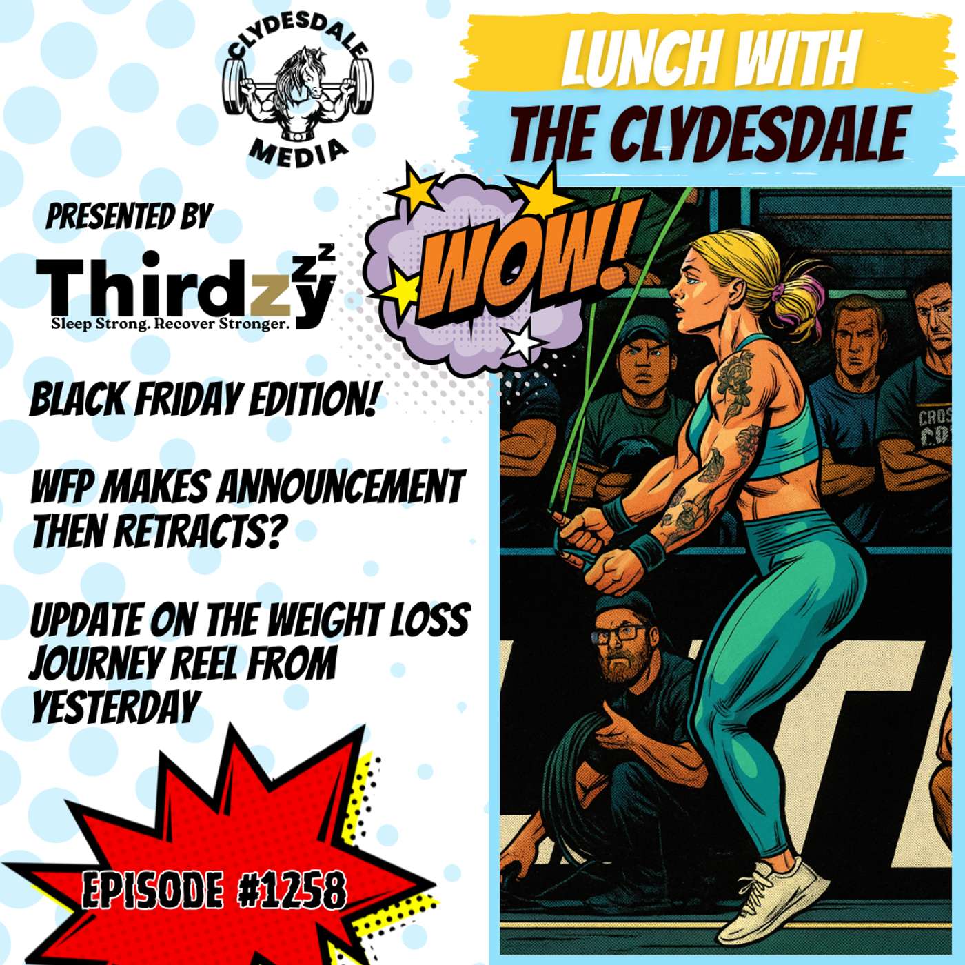 Lunch with the Clydesdale - It's Black Friday!