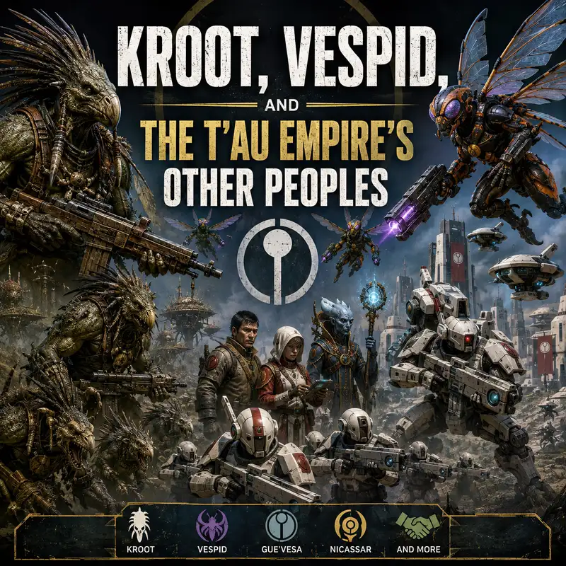 Kroot, Vespid, and the T’au Empire’s Other Peoples