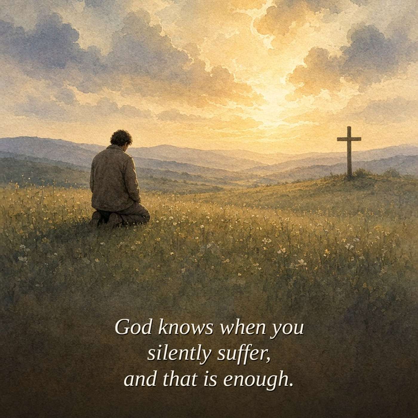 God knows your suffering and that is enough. episode artwork