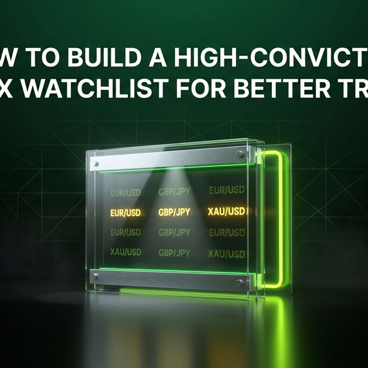 How to Build a High-Conviction Forex Watchlist for Better episode artwork