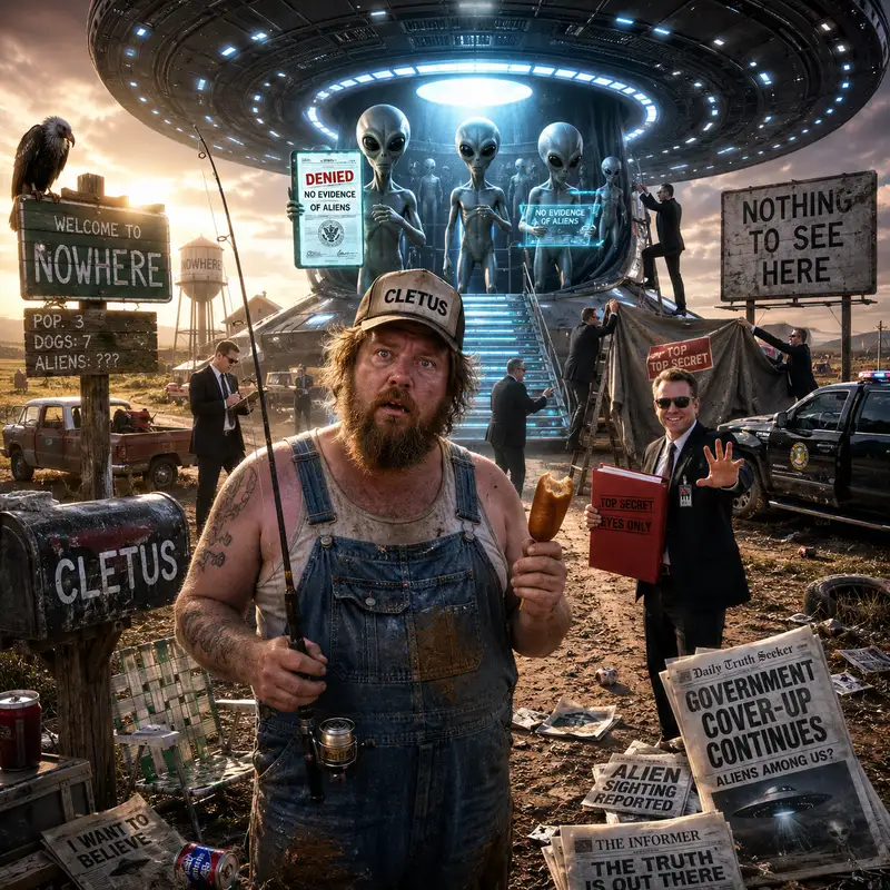 #0390 - The Government Won't Admit Aliens Exist But We Can Confirm Cletus Does - 07/09/2026