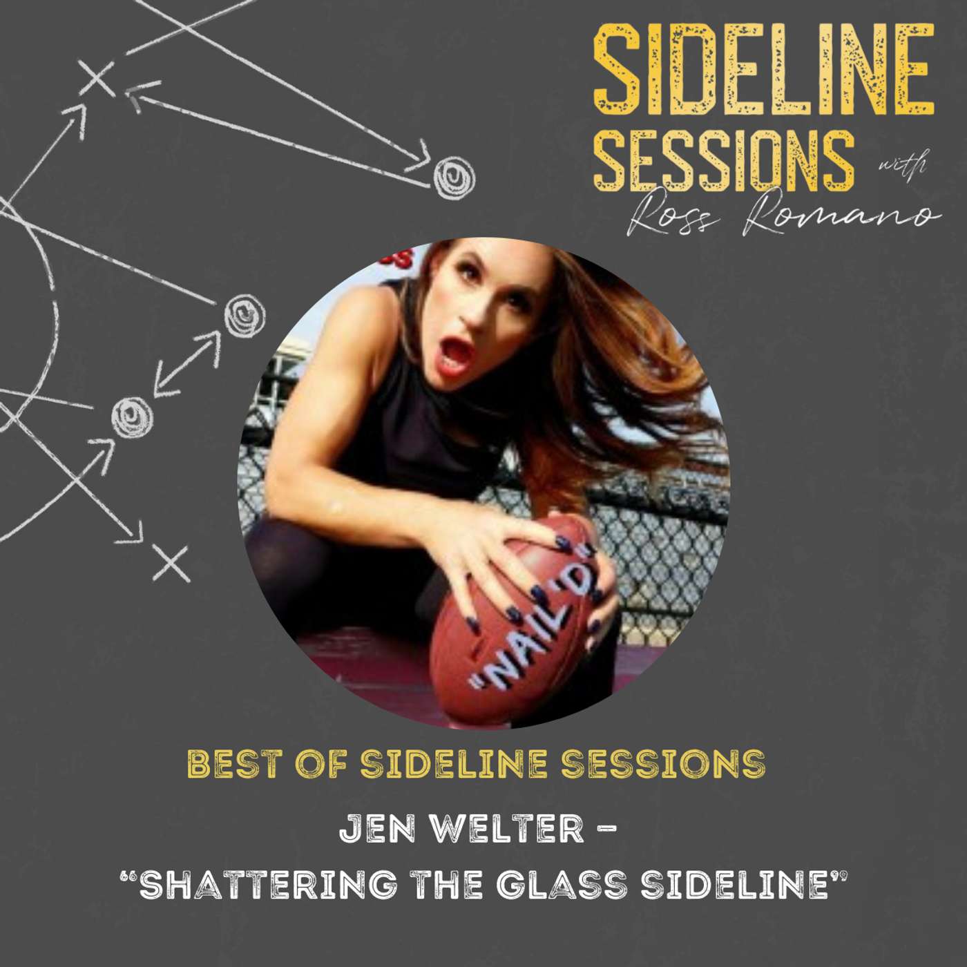 Best of Sideline Sessions: Boundary-breaking football coach Jen Welter episode artwork