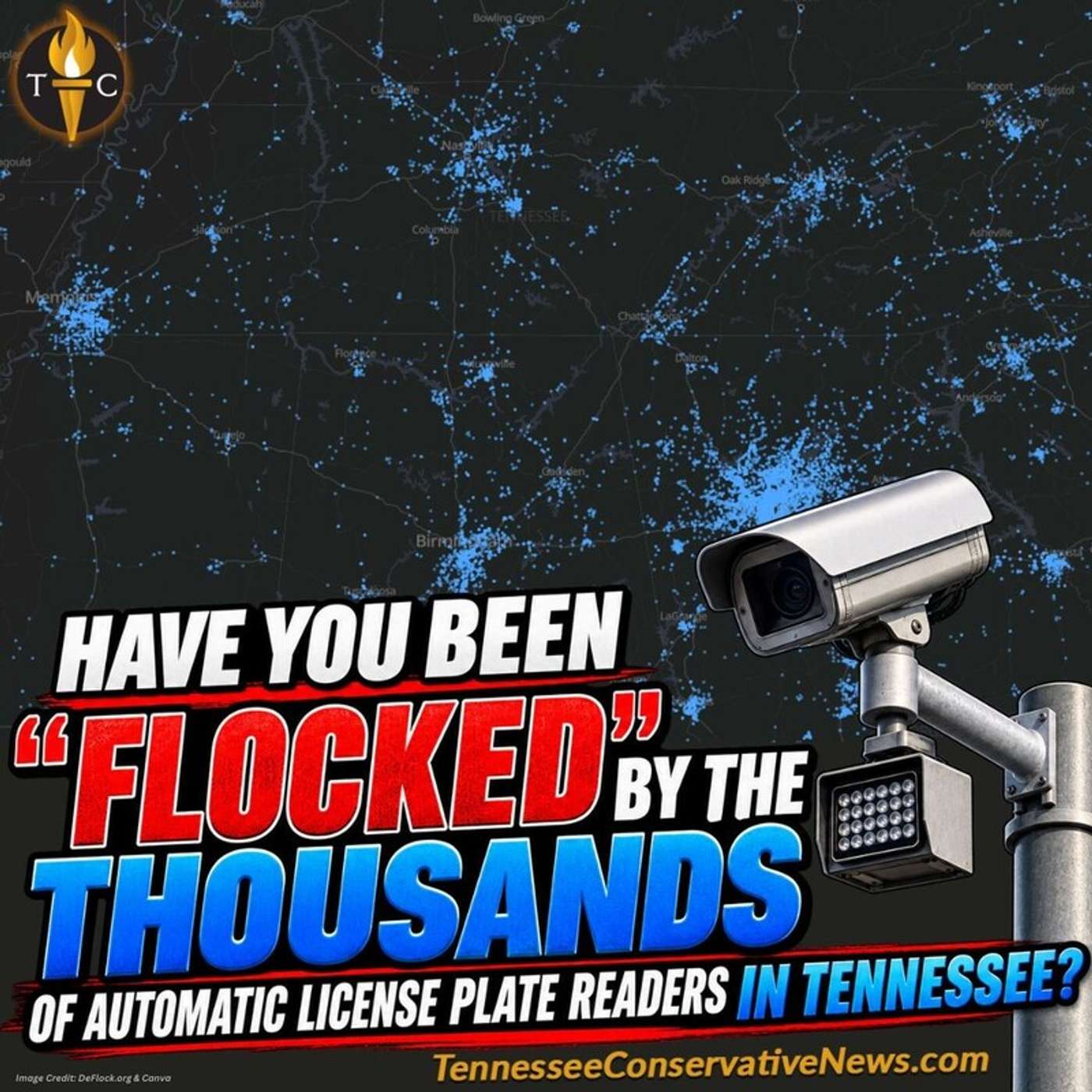Have You Been “Flocked” By The Thousands Of Automatic License Plate Readers In Tennessee?