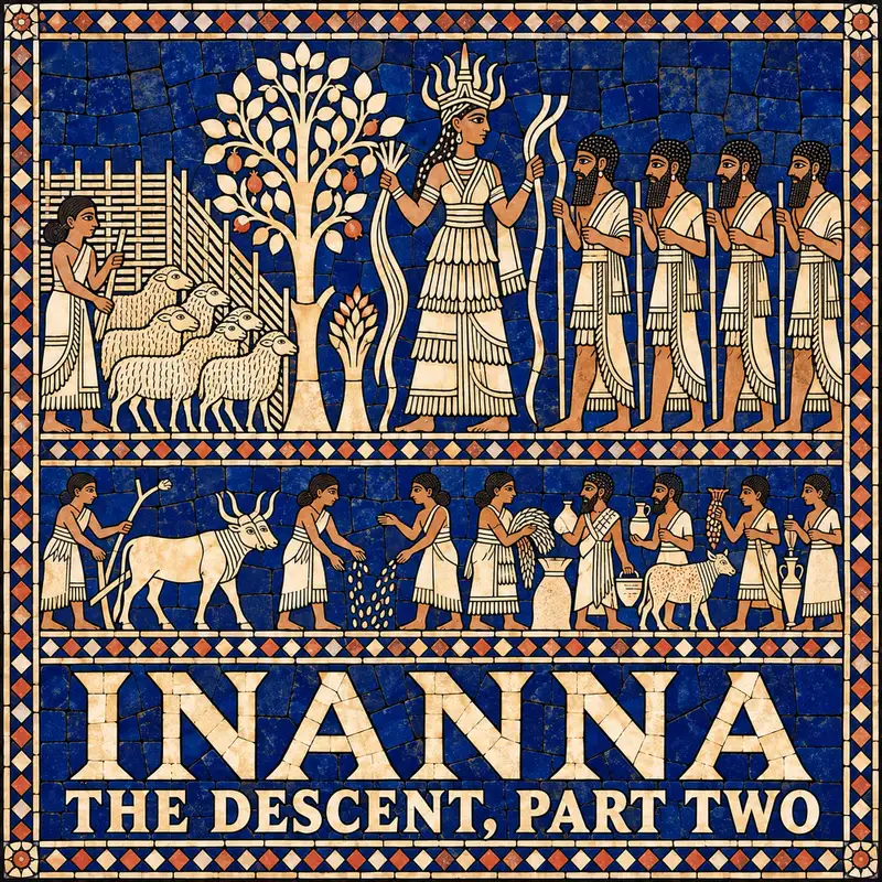 Inanna's Descent to the Underworld Part 2: The Full Story of Her Return | 3 Hour Sleep Story