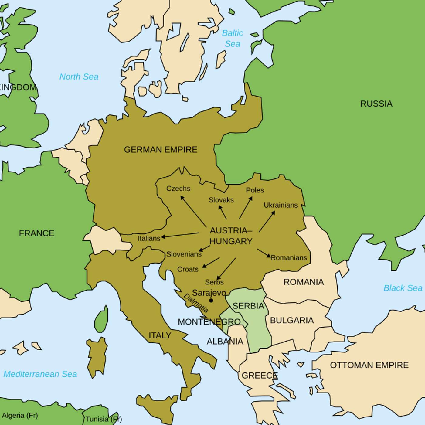 The Start of the War & the July Crisis - The History of WWI:  Episode 2 episode artwork