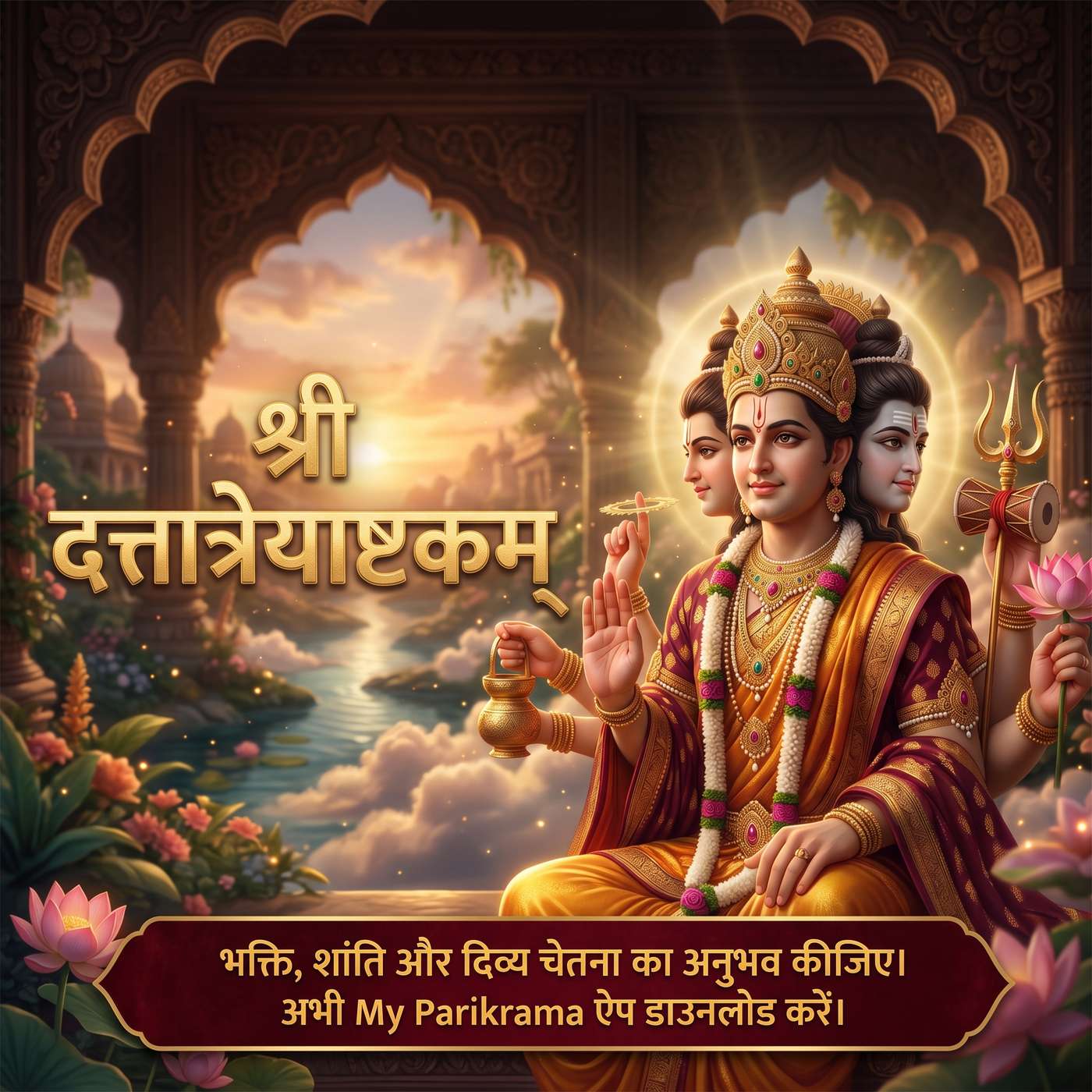 Shri Dattatreya Ashtakam | Guru Kripa Stotram for Peace, Wisdom & Prosperity | श्री दत्तात्रेय अष्टकम् episode artwork