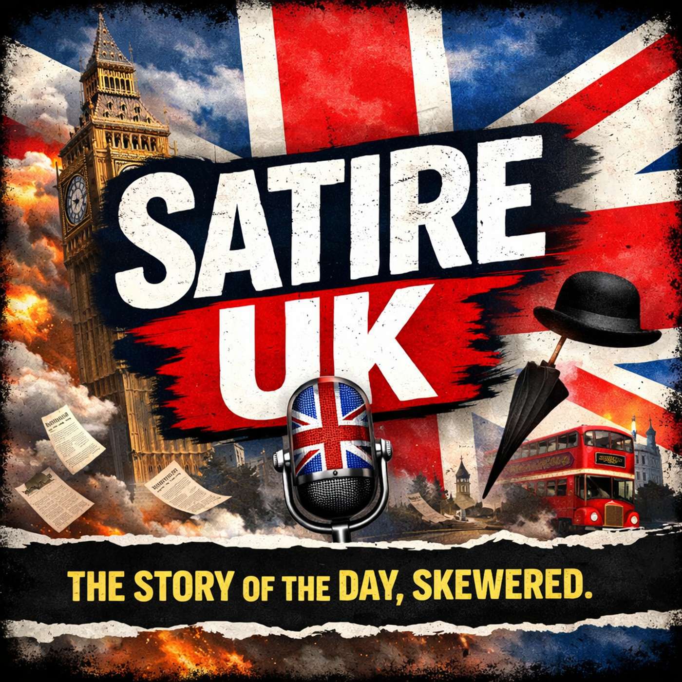 Satire UK cover art