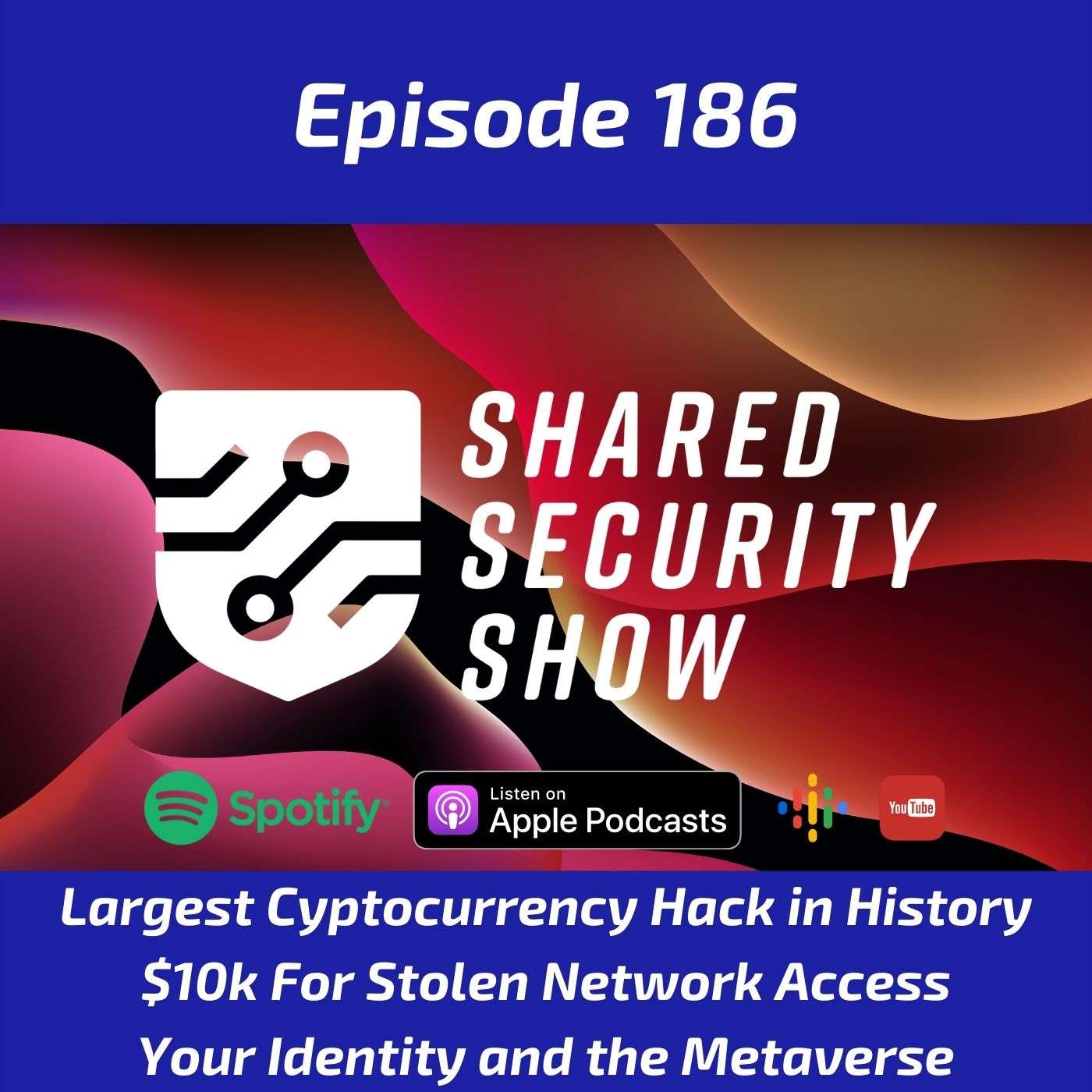Largest Cryptocurrency Hack in History, $10k For Stolen Network Access, Your Identity and the Metaverse episode artwork