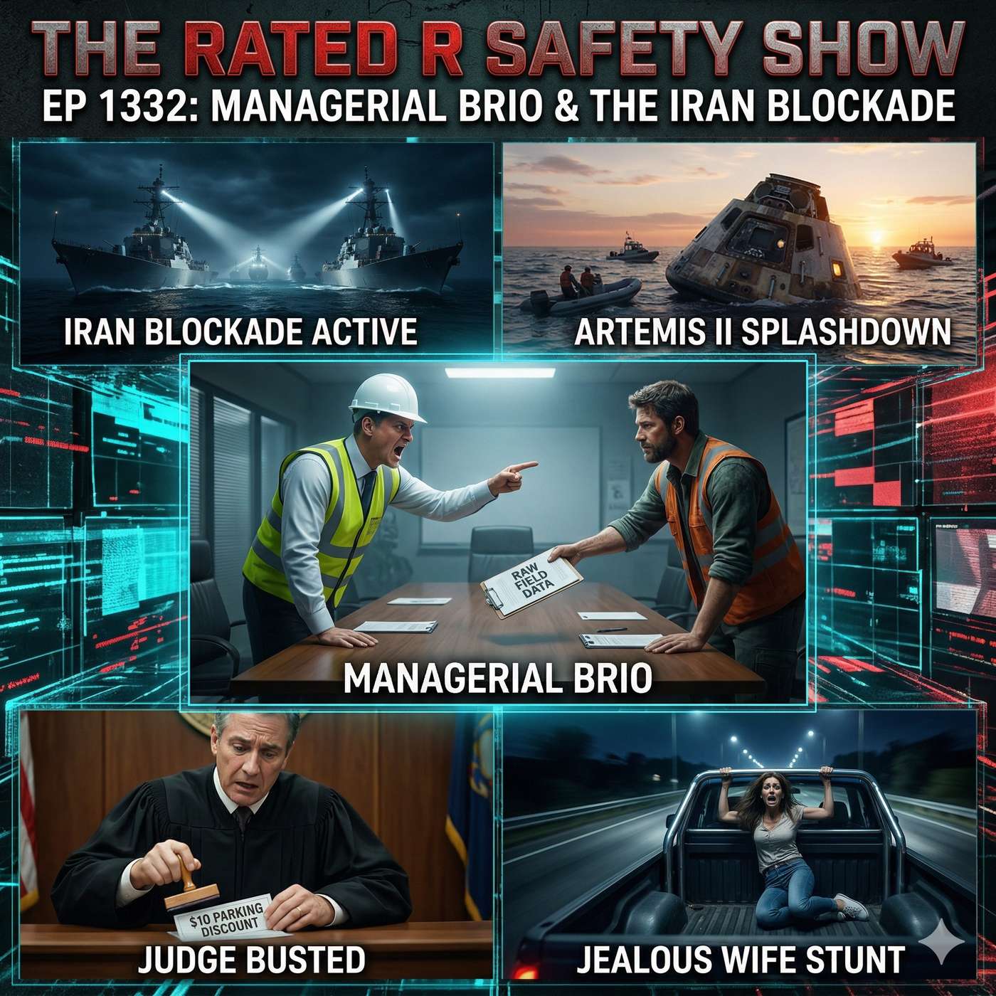 EP 1332: Managerial Brio, The Iran Blockade, & A $10 Judge Forgery