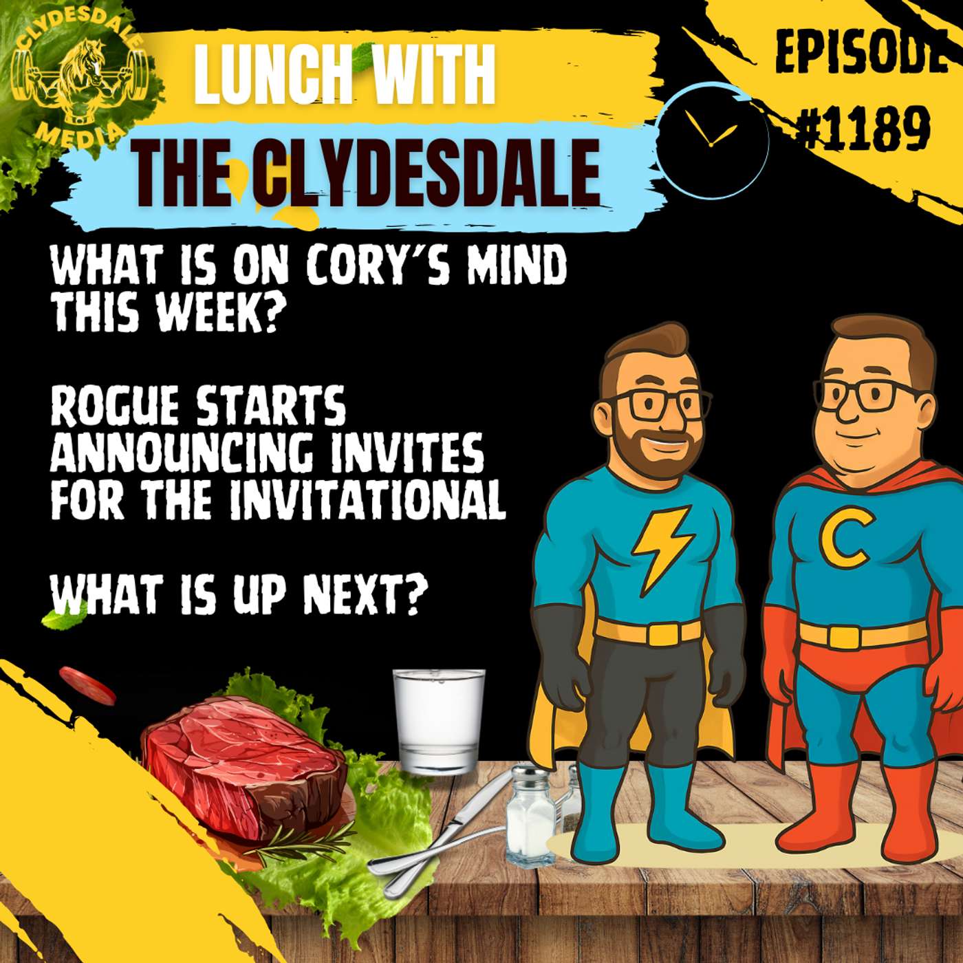Lunch with the Clydesdale -  Cookin Cajun Wednesday - What's on Cory's Mind Today episode artwork