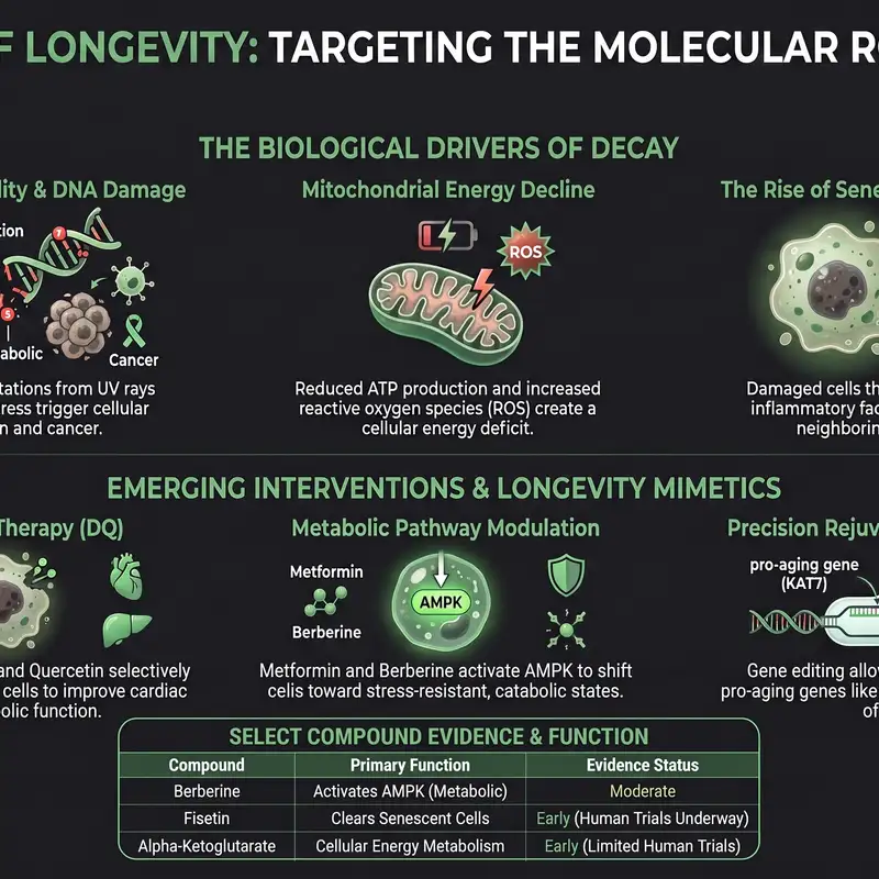 Molecular Tradeoffs in Longevity Biomedicine