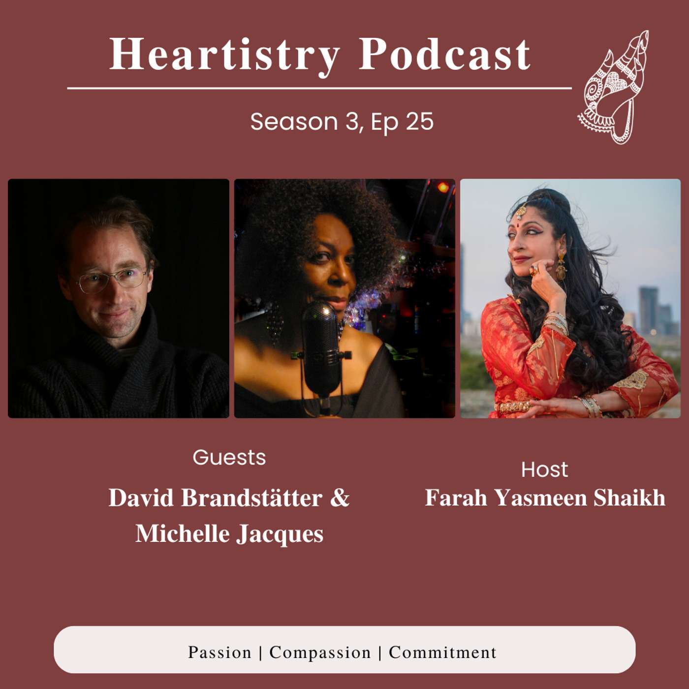 S3 Ep 25 - David Brandstätter & Michelle Jacques - Multidisciplinary Artist  & Singer, Songwriter episode artwork