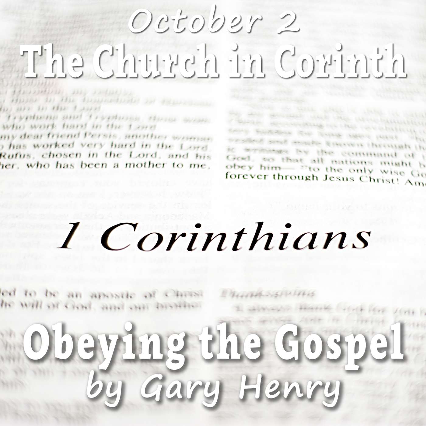 The Church in Corinth (October 2) episode artwork