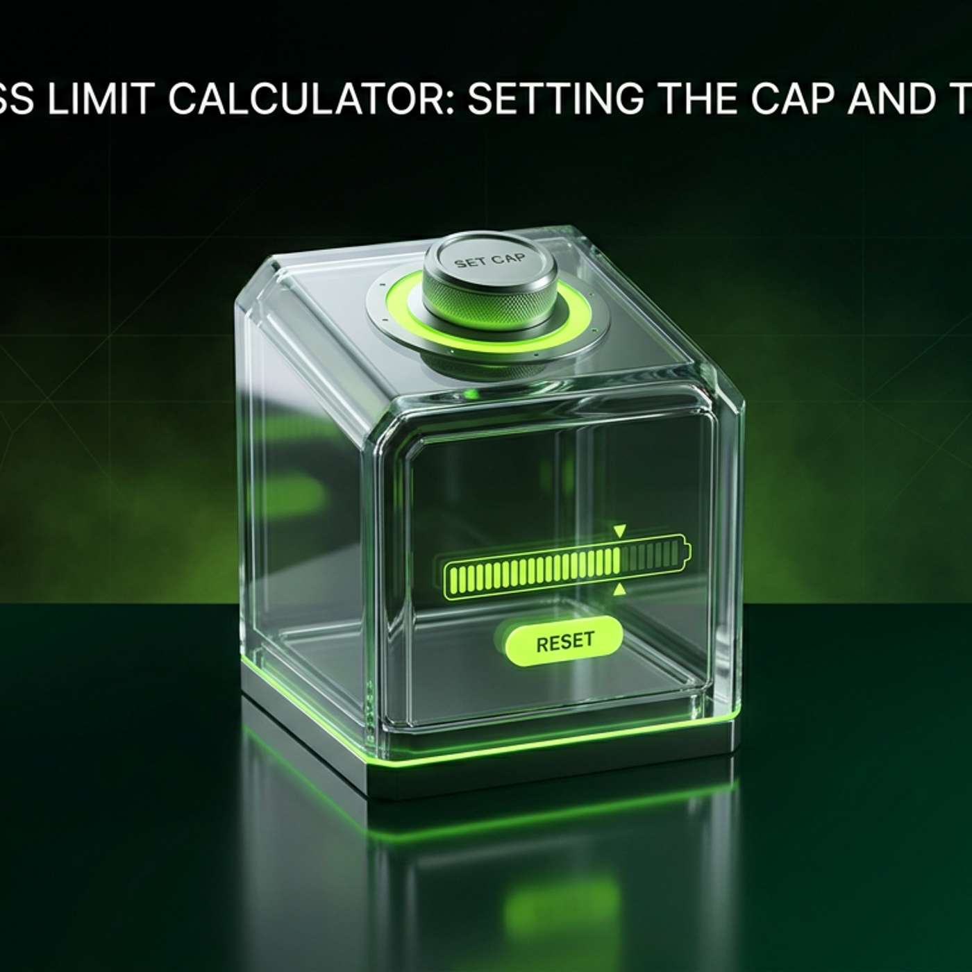 Daily Loss Limit Calculator: Setting the Cap and the Reset