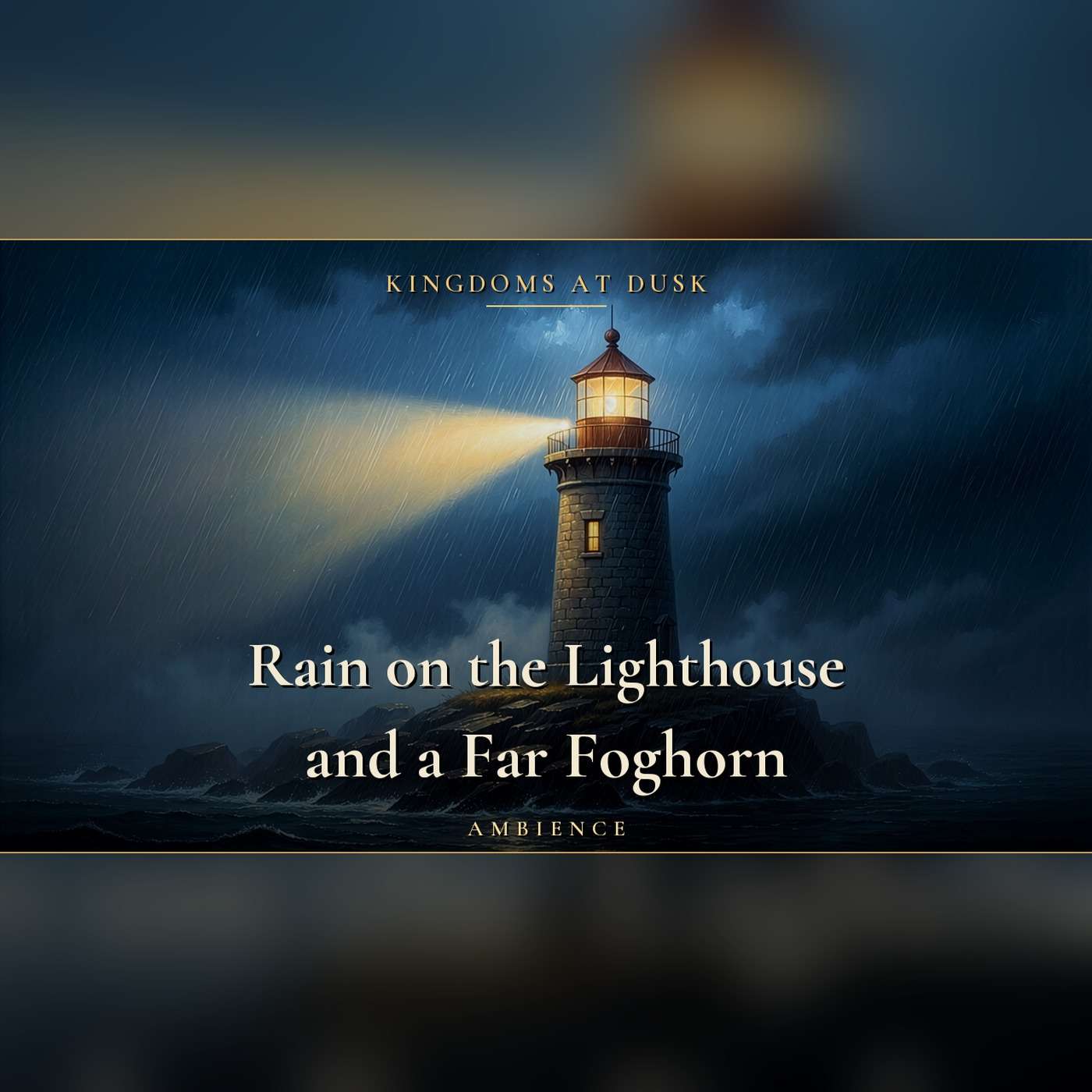 Rain and Foghorn Sounds for Sleeping | 3 Hours at an Old Stone Lighthouse, No Talking episode artwork