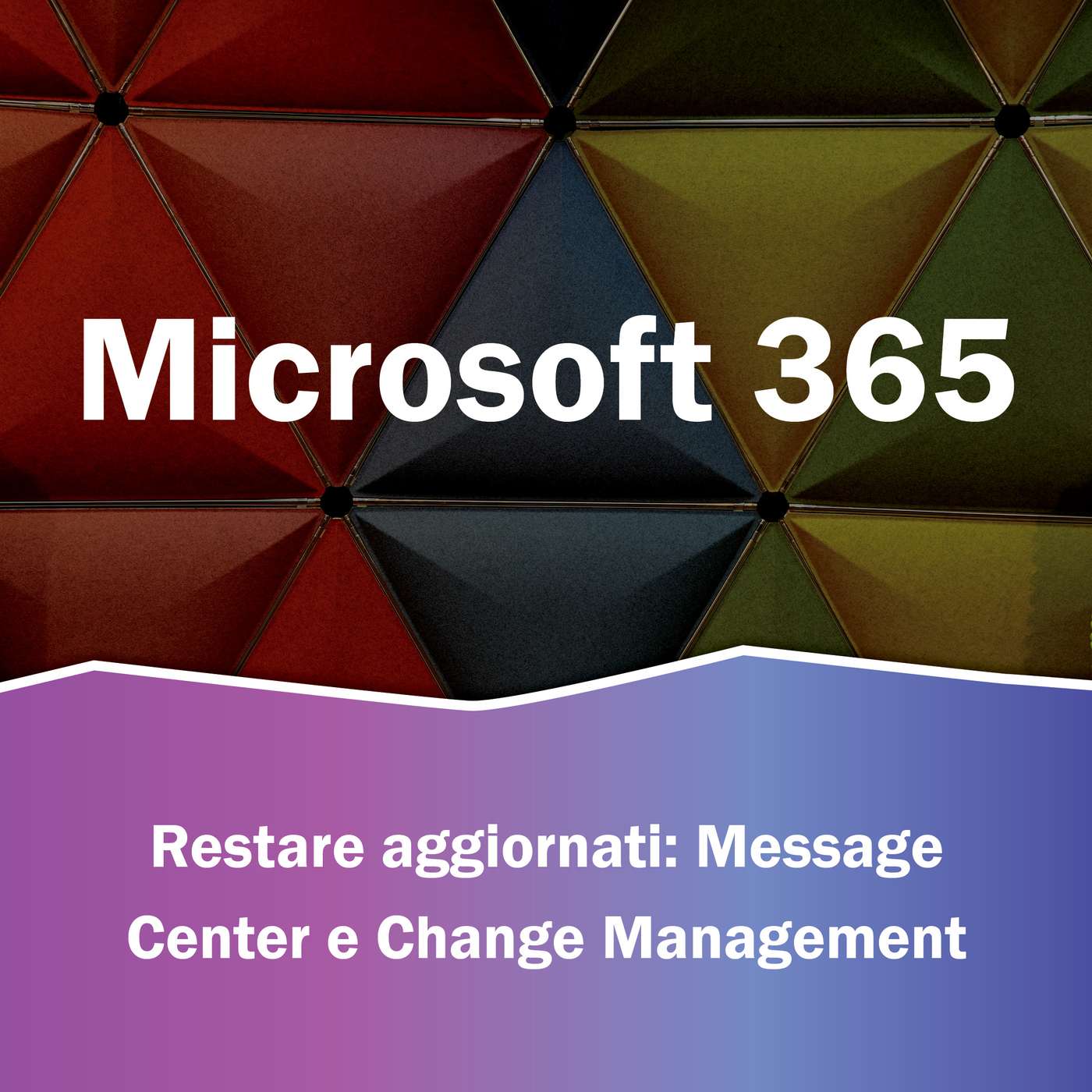 S3.Ep2 - Restare aggiornati: Message Center e Change Management