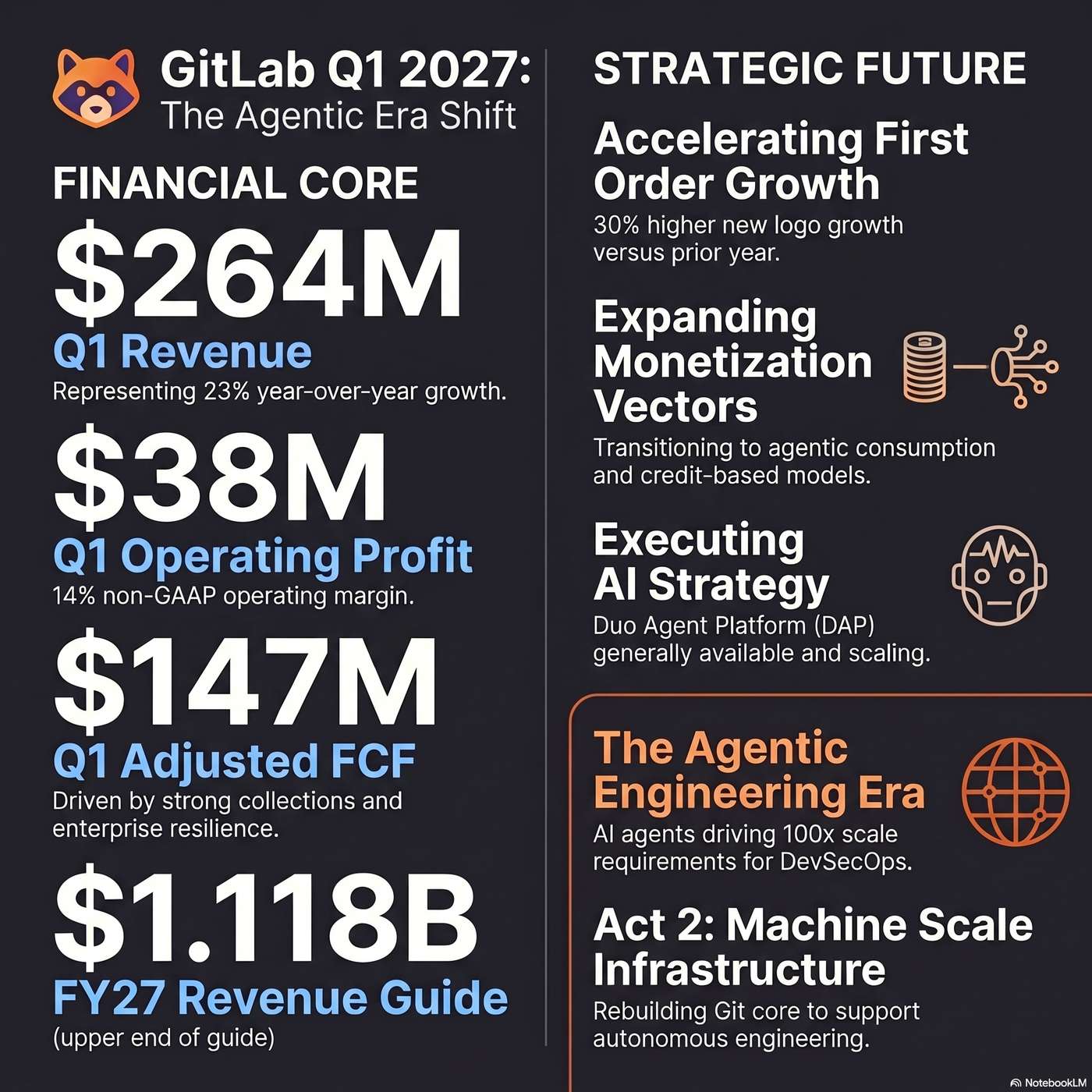 GitLab Inc. (GTLB) Announced Q1 2027 Earnings on June 2, 2026, Reporting "Revenue of $264 million, growth of 23%" artwork
