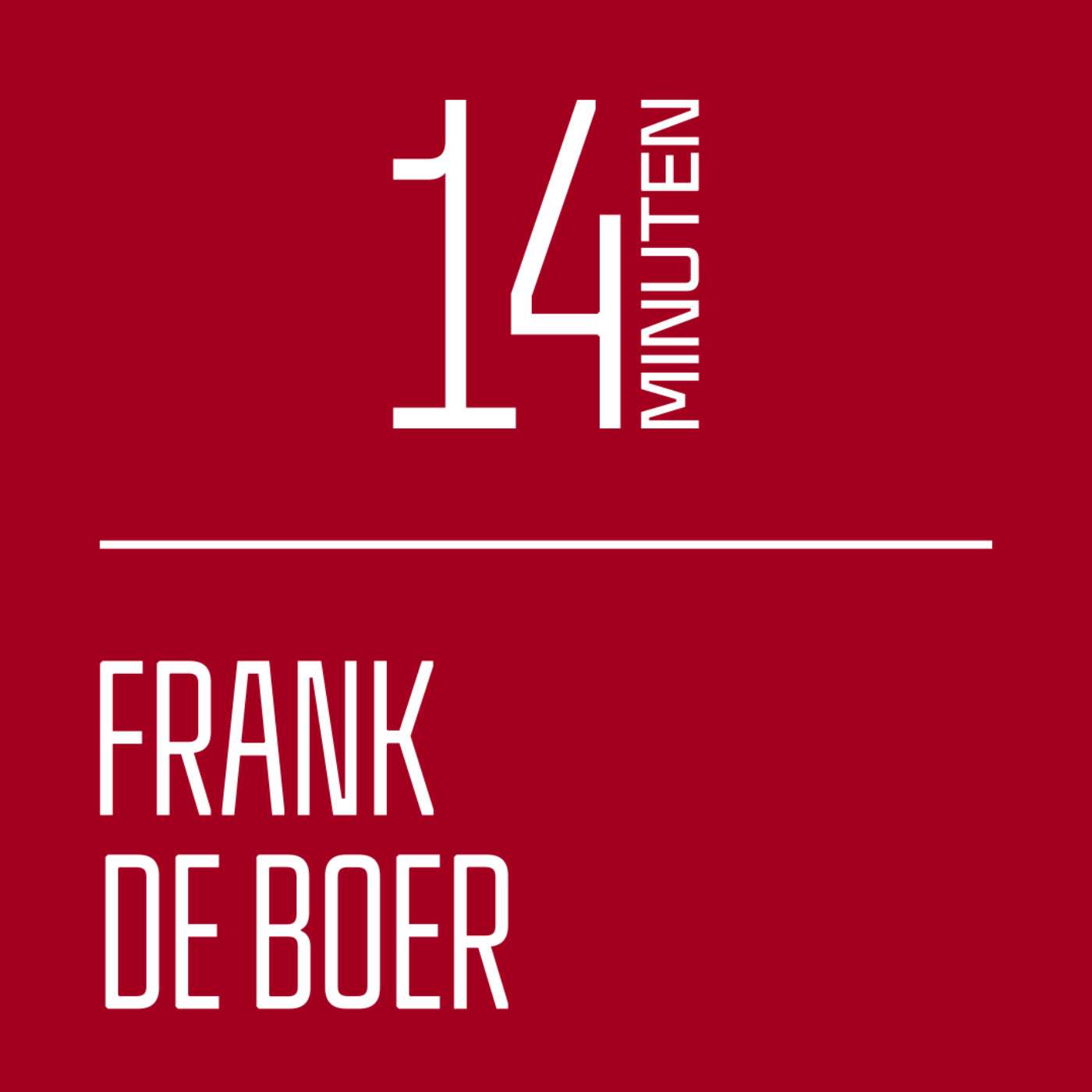 14 Minuten met... Frank de Boer