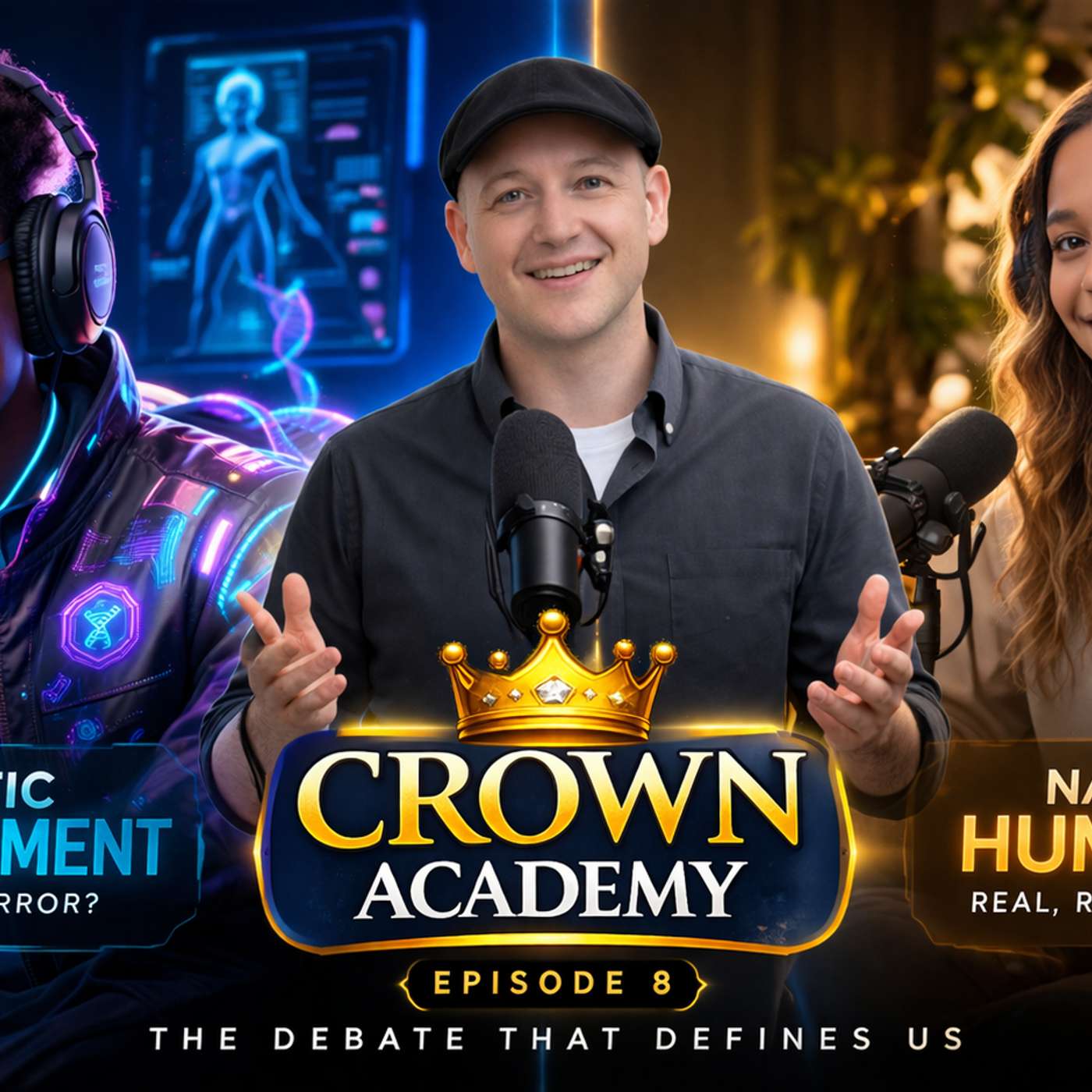 Designer Humans? Should We Ban Genetic Enhancement Until It’s Fair? Ep. 8 episode artwork