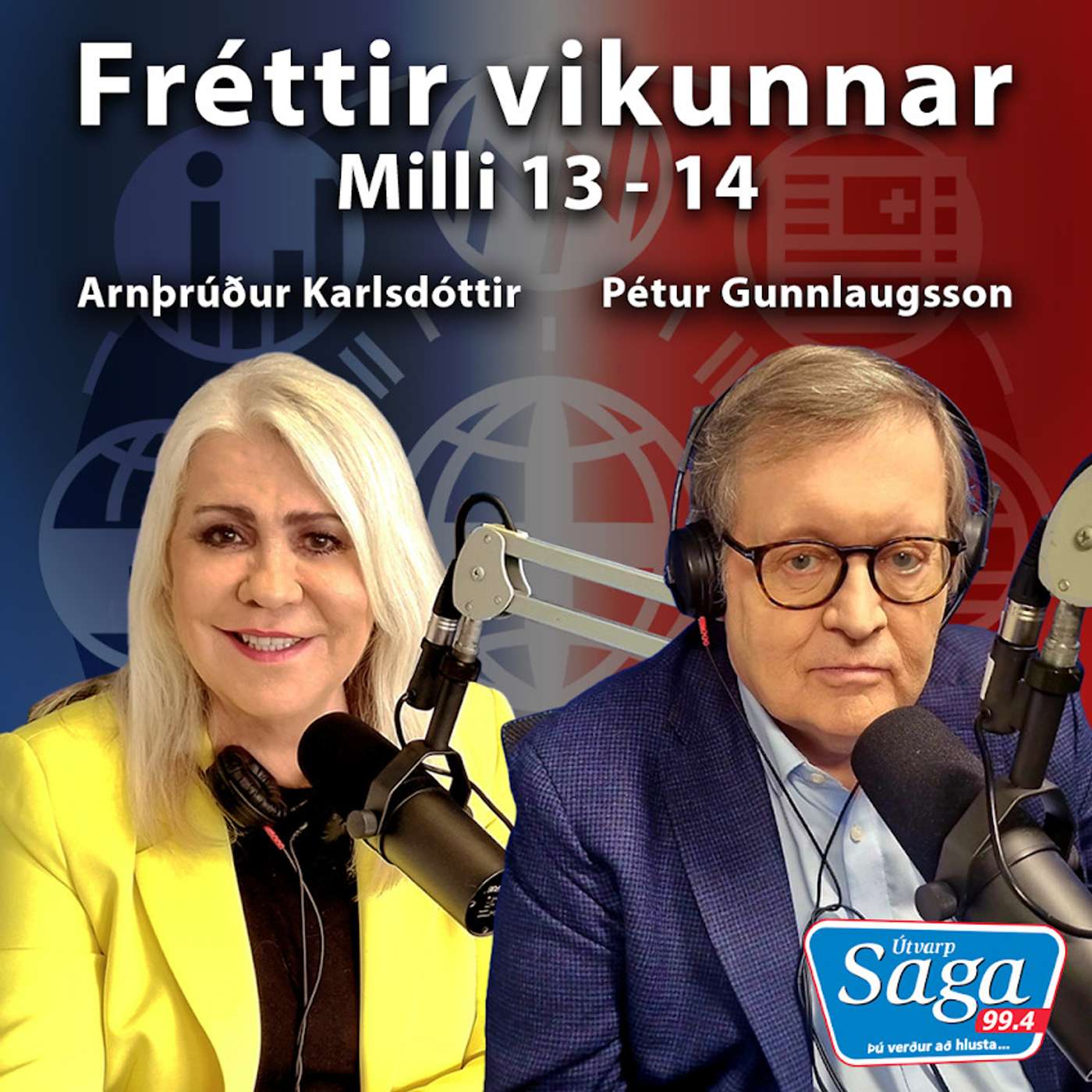 05.01.2024 - Arnþrúður Karlsdóttir og Pétur Gunnlaugsson