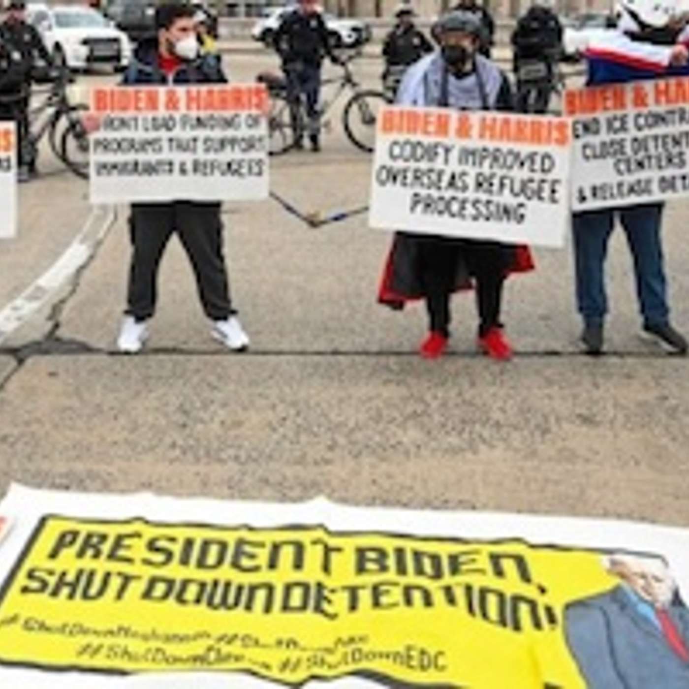 Philadelphia Protest Demands Biden Dismantle Government Machinery Trump Will Use for Mass Deportation