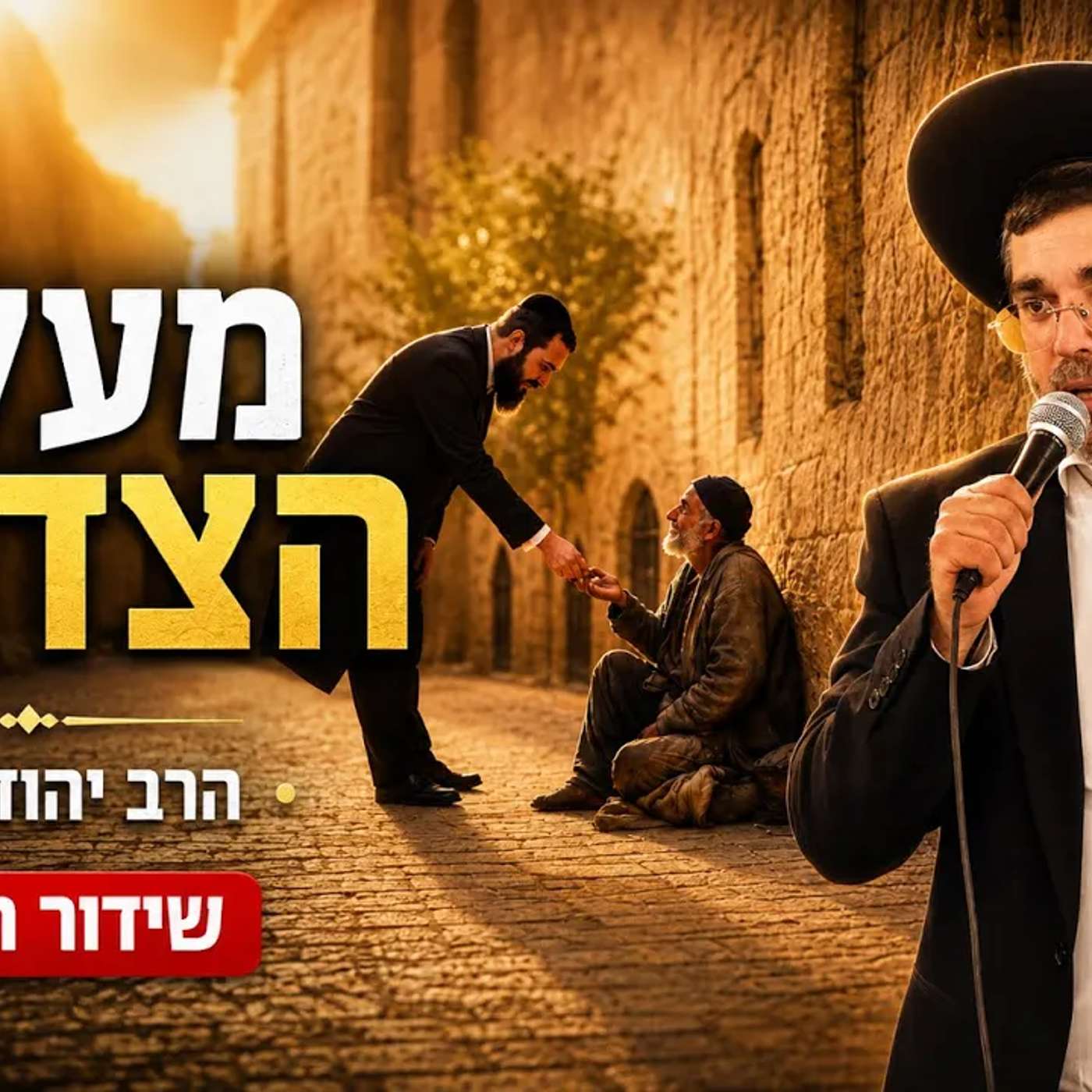 הרב יהודה דהן | מעלת הצדקה שידור חי 🔴