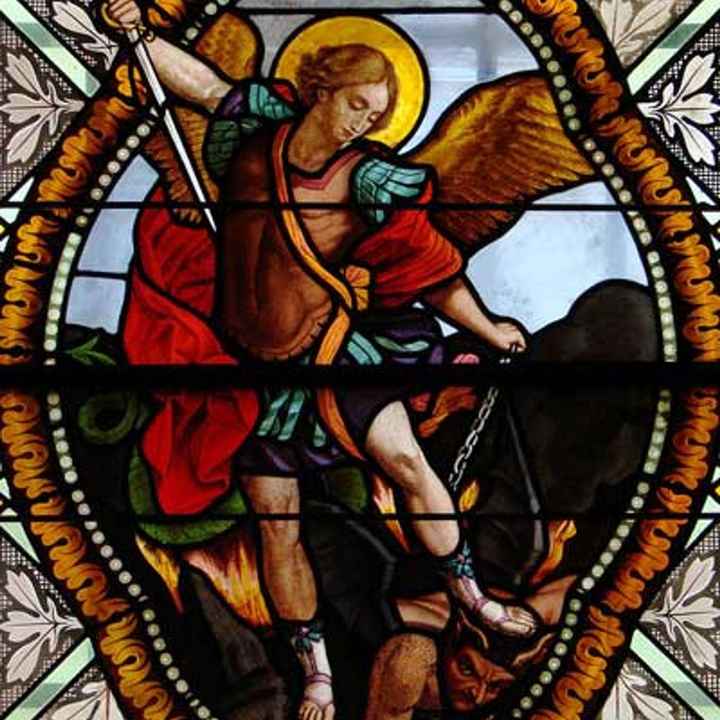 With A Sword In His Hand.