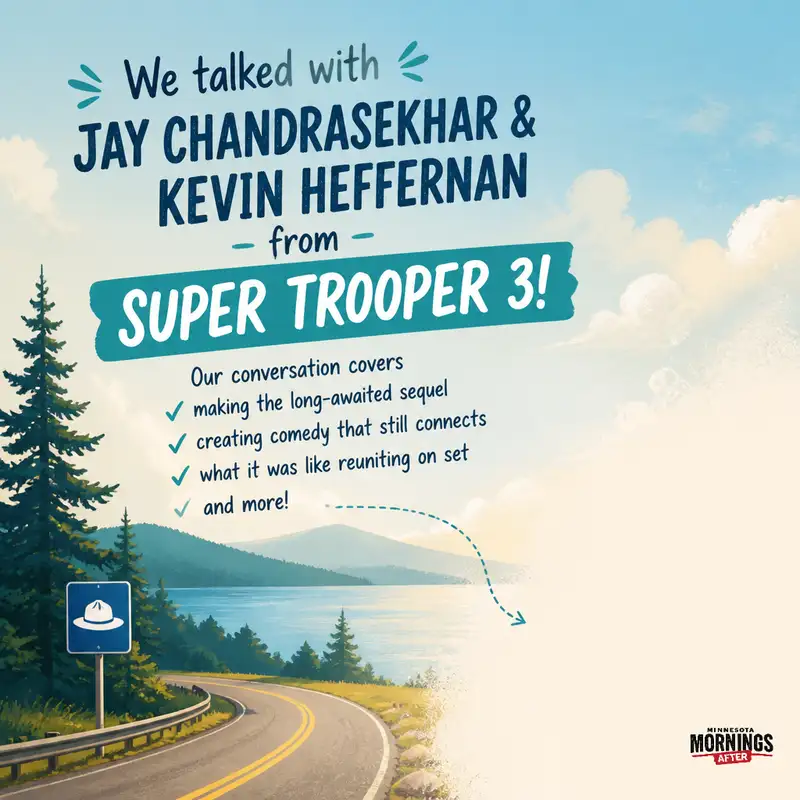 MINNESOTA MORNINGS AFTER: SUPER TROOPERS 3!