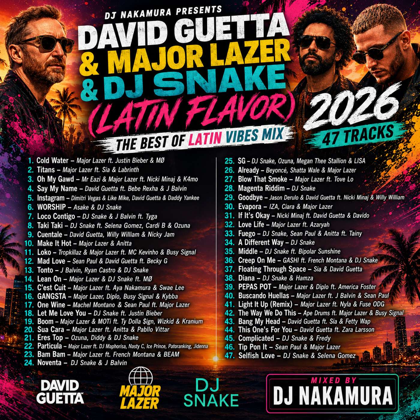 DAVID GUETTA & MAJOR LAZER & DJ SNAKE (LATIN FLAVOR) 2026/DJ NAKAMURA episode artwork