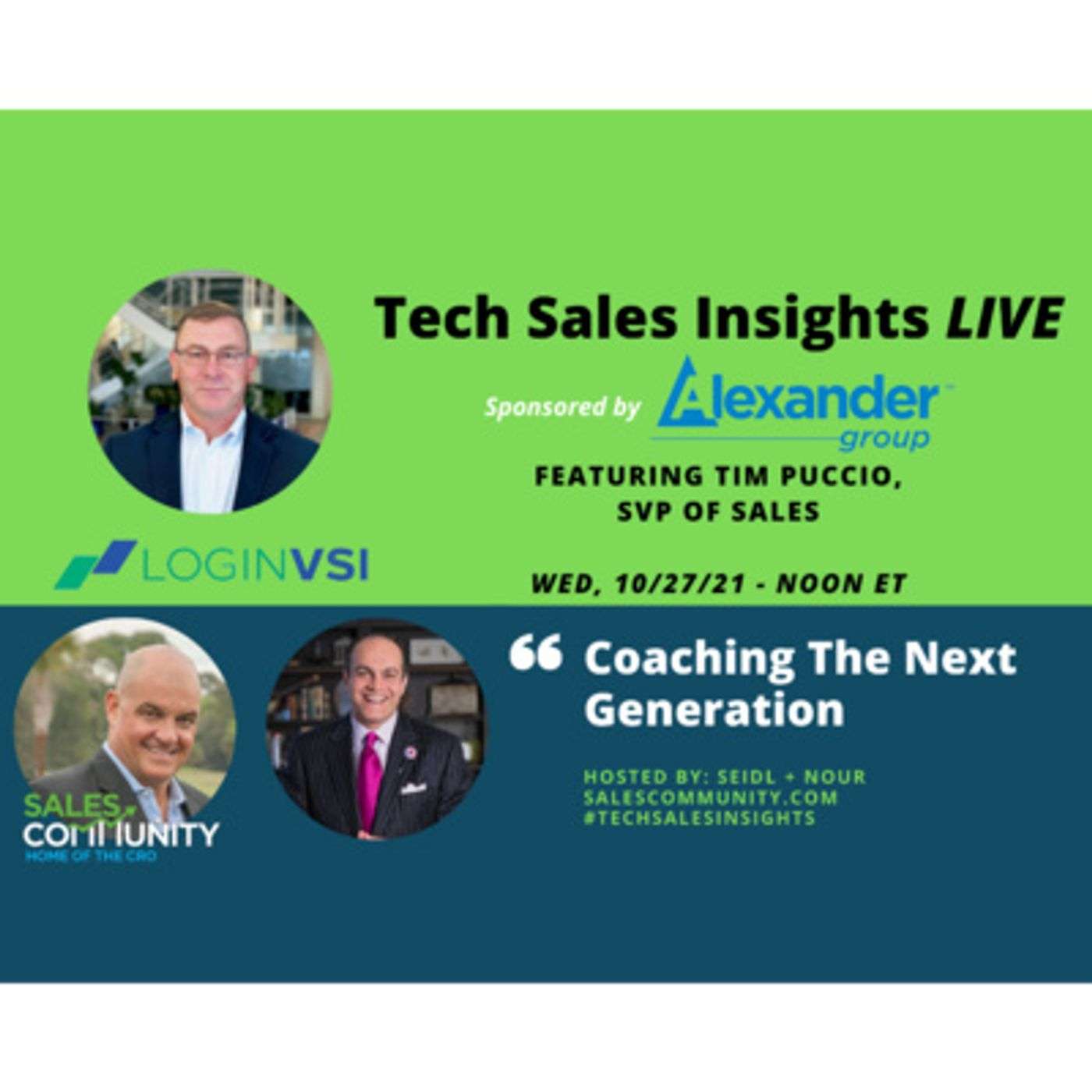 E53 - Coaching The Next Generation with Tim Puccio, LoginVSI