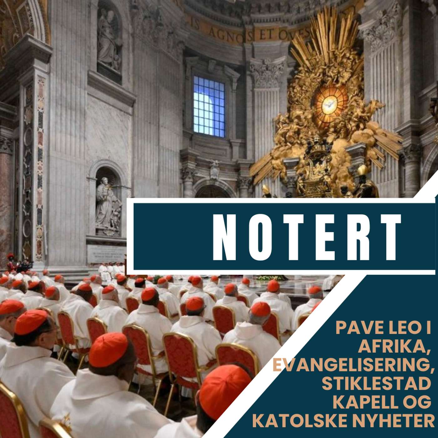 Notert | Pave Leo i Afrika, evangelisering, Stiklestad kapell og katolske nyheter episode artwork