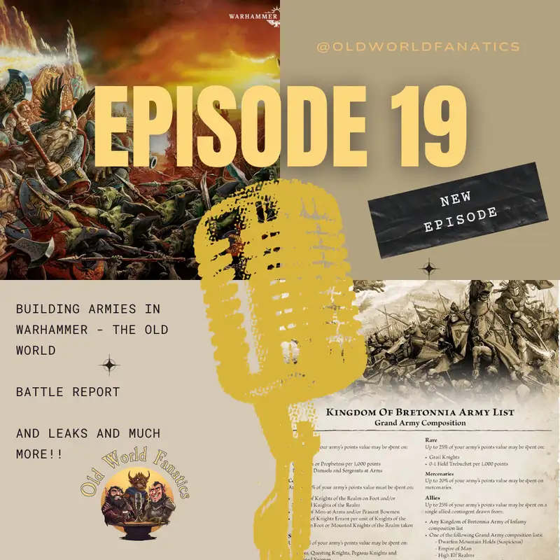 Building Armies in Warhammer - The Old World - Rumours and Battle Reports