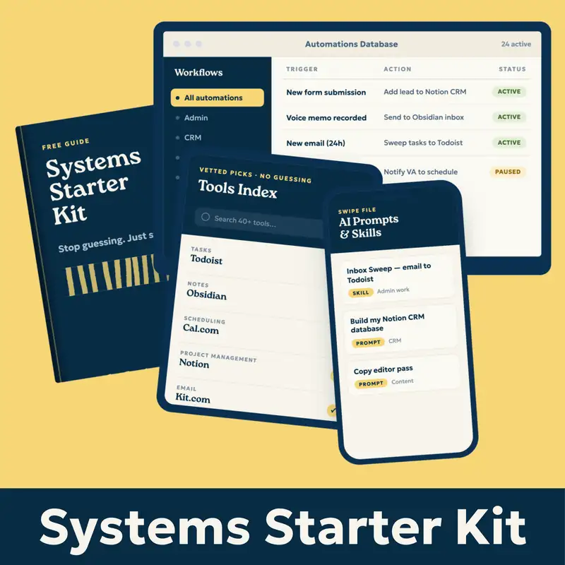 The 4 Systems Every Solopreneur Needs to Take More Time Off
