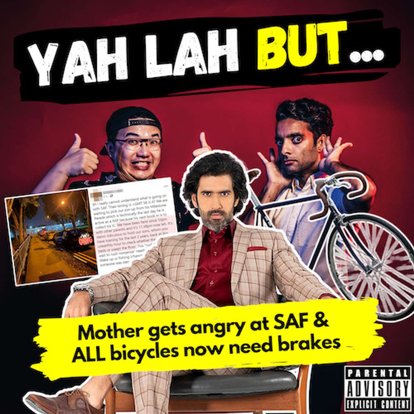 YLB #122 - A mother gets pissed at SAF for making her wait & ALL bicycles in SG now need brakes (feat. Rishi Budhrani)