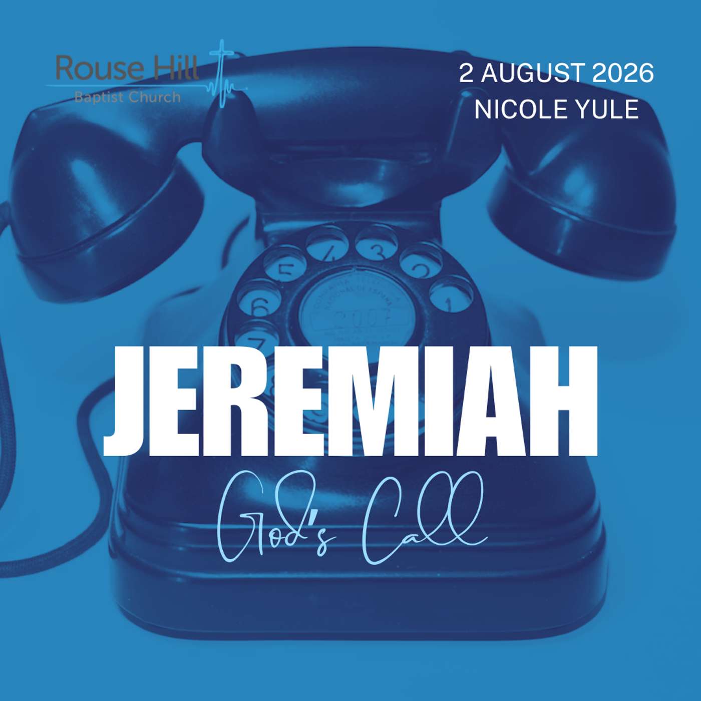2nd August  - Jeremiah - God's Call episode artwork