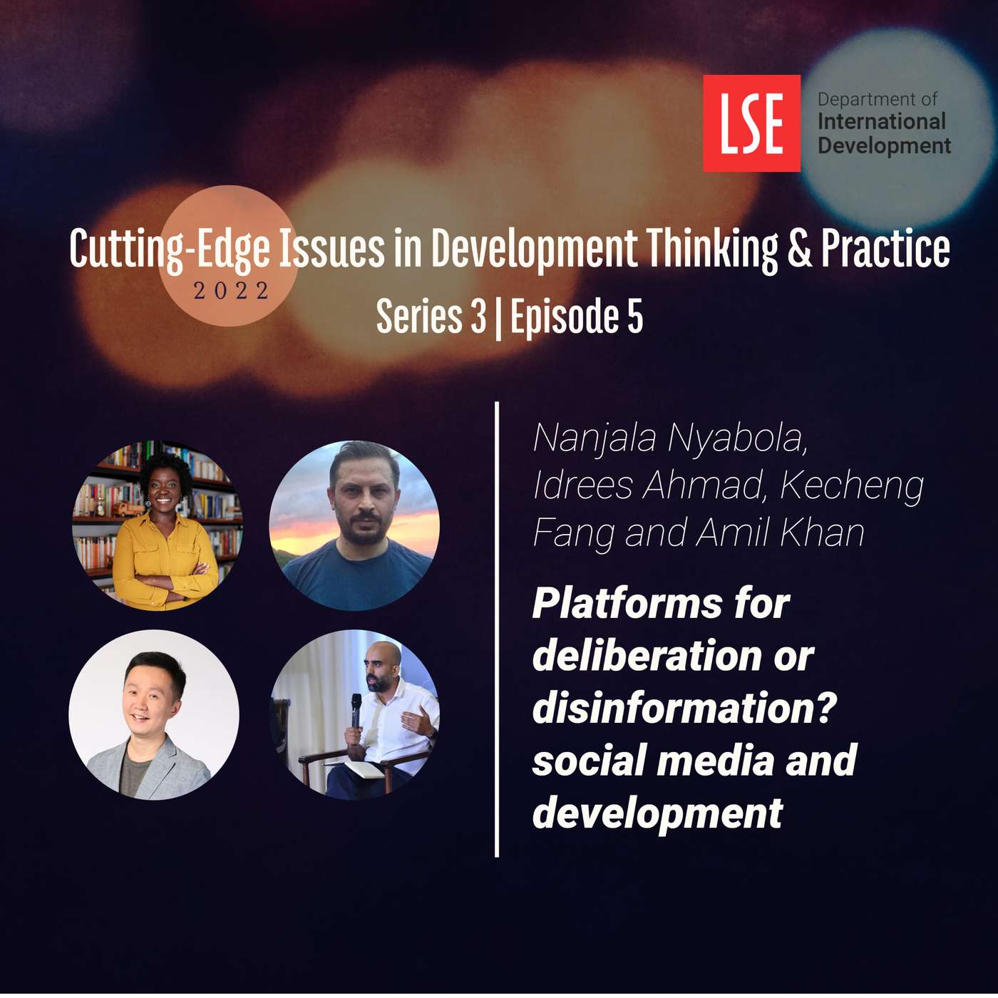 S3, E5  Panel on Platforms for deliberation or disinformation? social media and development episode artwork