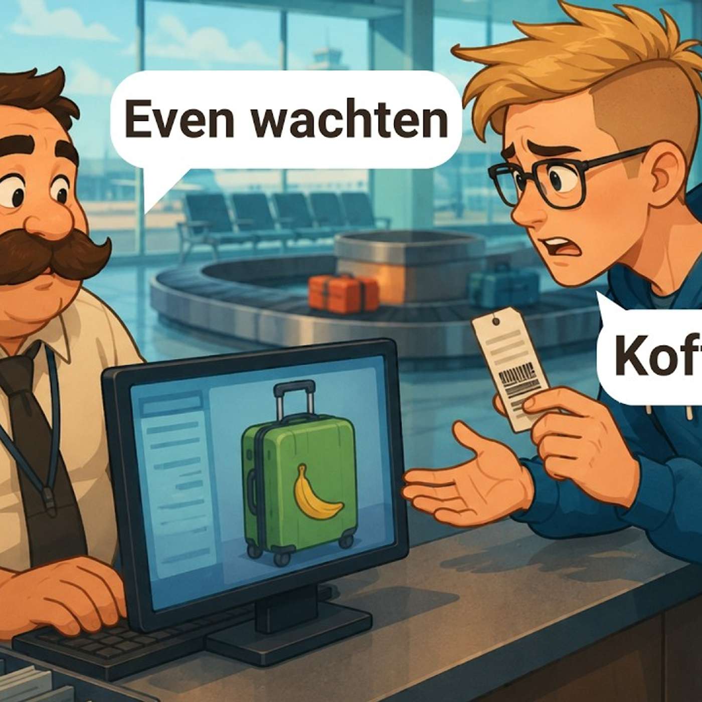 Airport & Air Travel | Dutch Conversations for Beginners A1-A2 episode artwork
