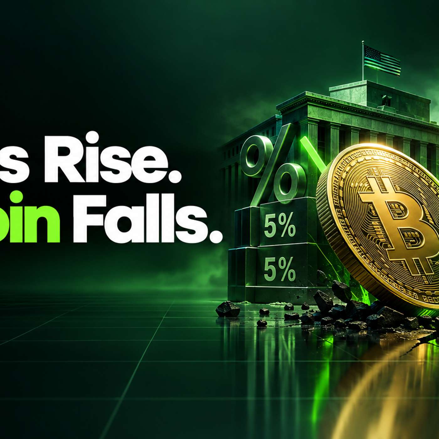 Why Is Bitcoin Falling in 2026? Rate Hikes, 5% Yields and the War