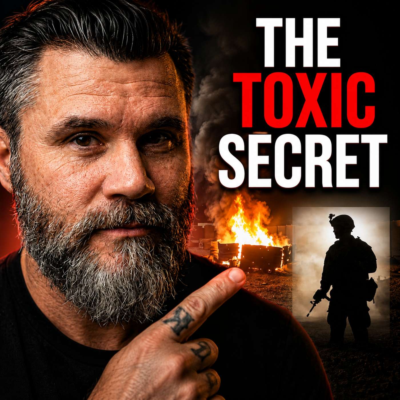 AUDIO ONLY: The Truth About Military Burn Pits | Veteran Stories They Don't Want Out| Ep. 22 Pt. 3 Trailer episode artwork
