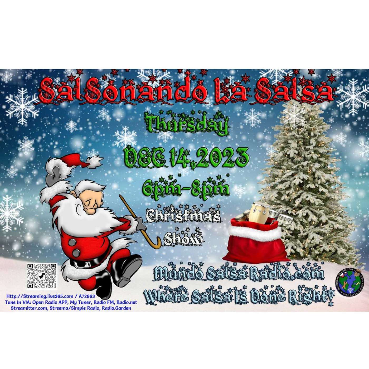 SalSonando La Salsa DJ Eddie 12_14_2023 SSLS # 63 episode artwork