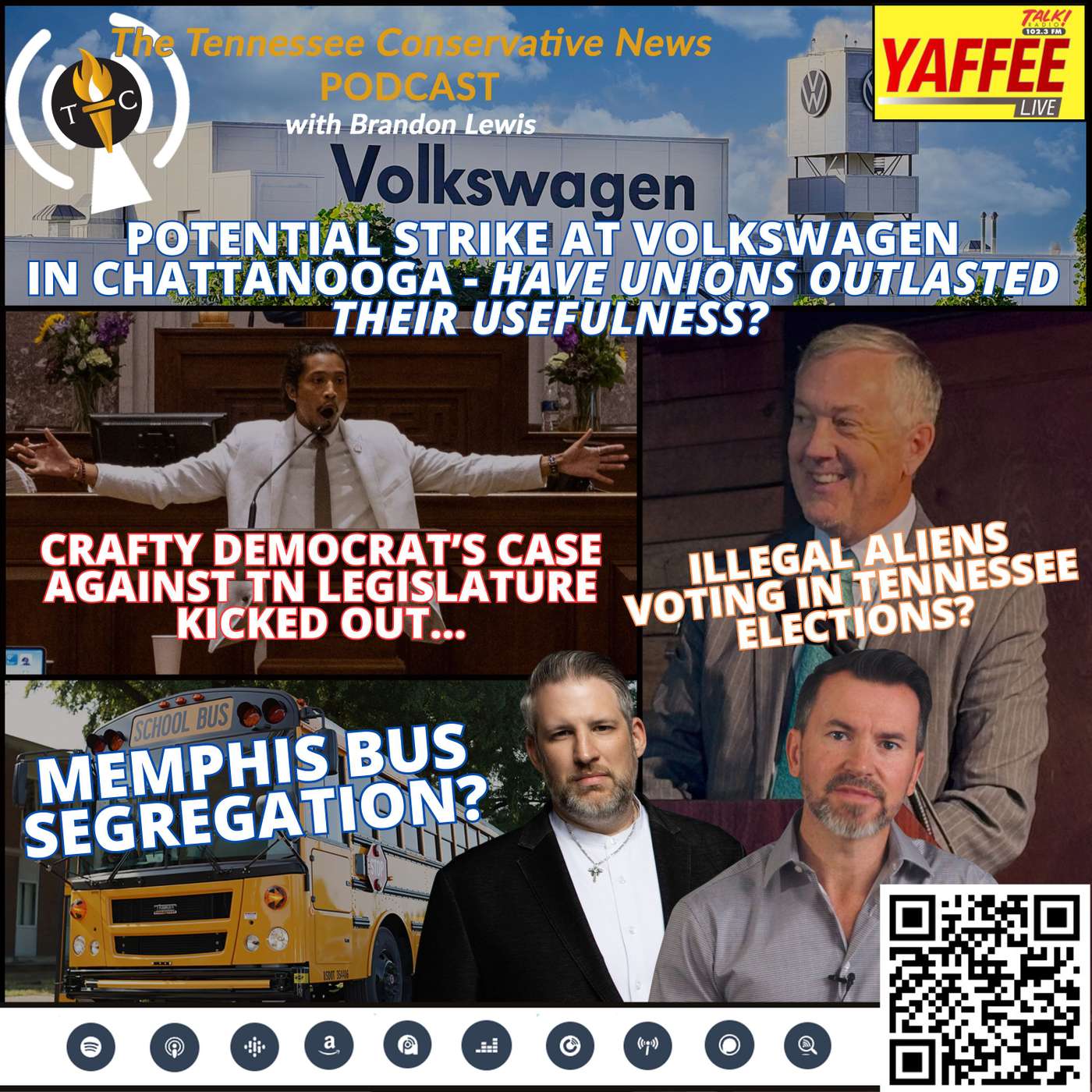 Potential Strike at VW in Chattanooga - Are Unions Still Useful? / Memphis Bus Segregation?