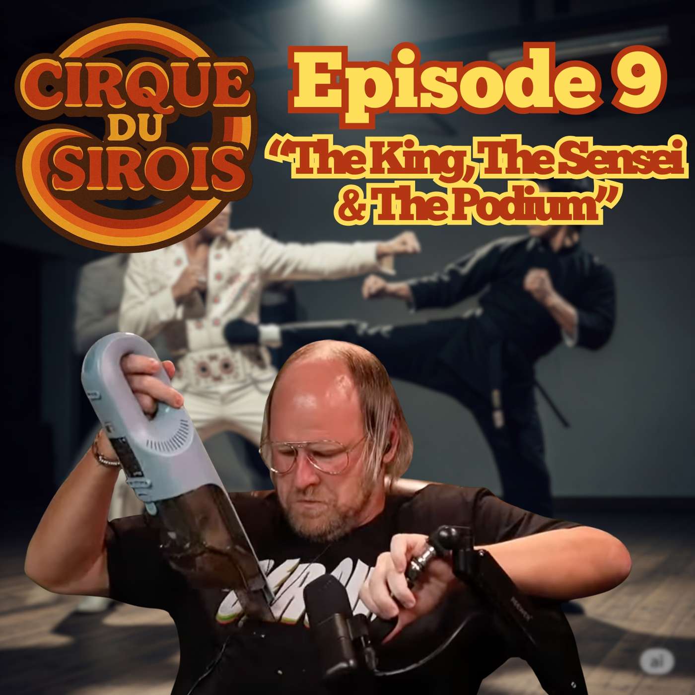 "The King, The Sensei and The Podium" episode artwork