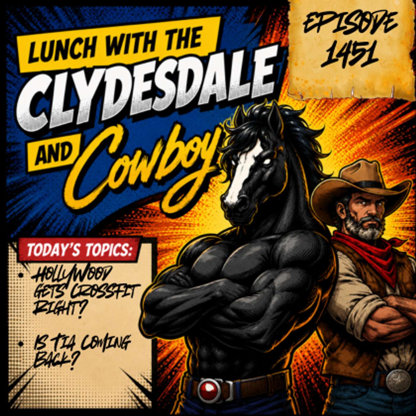 Lunch with the Clydesdale & Cowboy  - Looking For New CFO, while Athletes Still Wait on Prize Purse? episode artwork