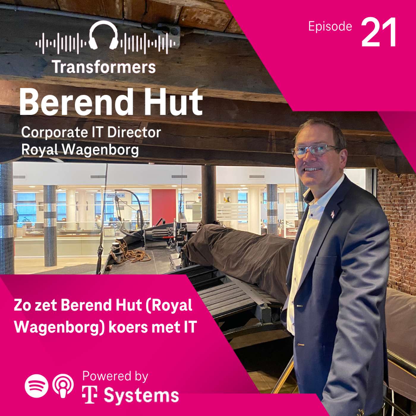 Zo zet Berend Hut (Royal Wagenborg) koers met IT Zo zet Berend Hut (Royal Wagenborg) koers met IT