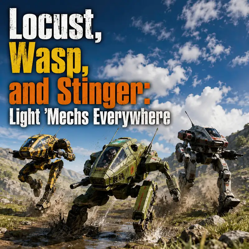 Locust, Wasp, and Stinger: Light ’Mechs Everywhere