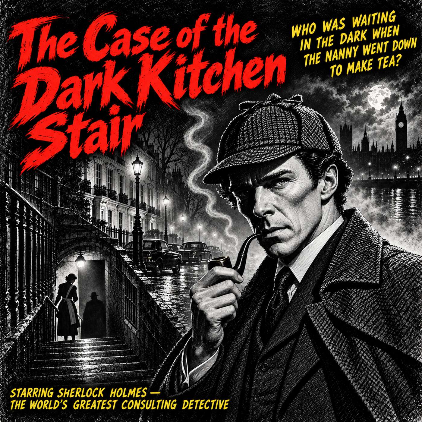 The Case of the Dark Kitchen Stair · Sherlock Holmes — The New Cases episode artwork
