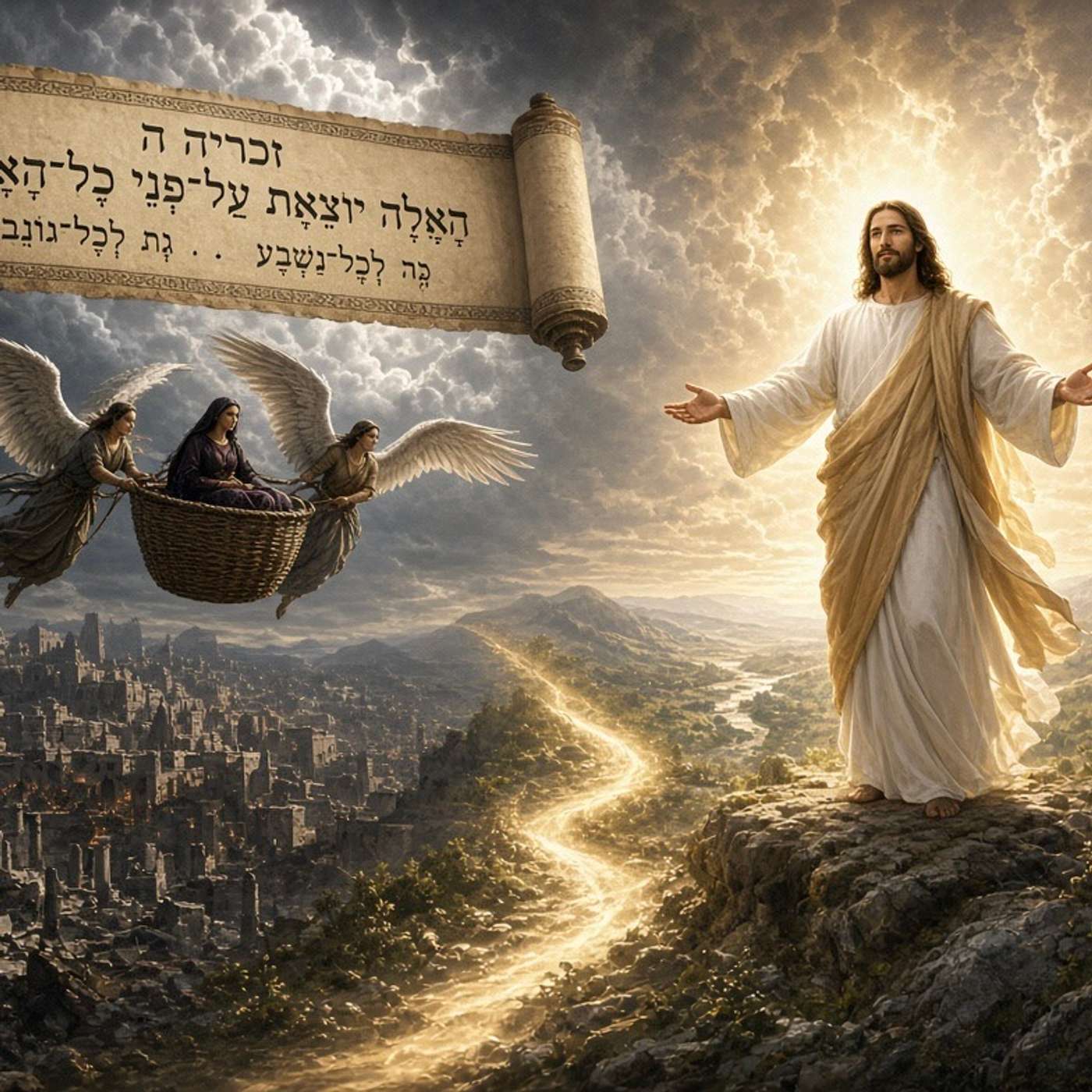 Zechariah 5 One day Babylon, which represents all whom are wicked, will be judged. The way of escape is Jesus. episode artwork