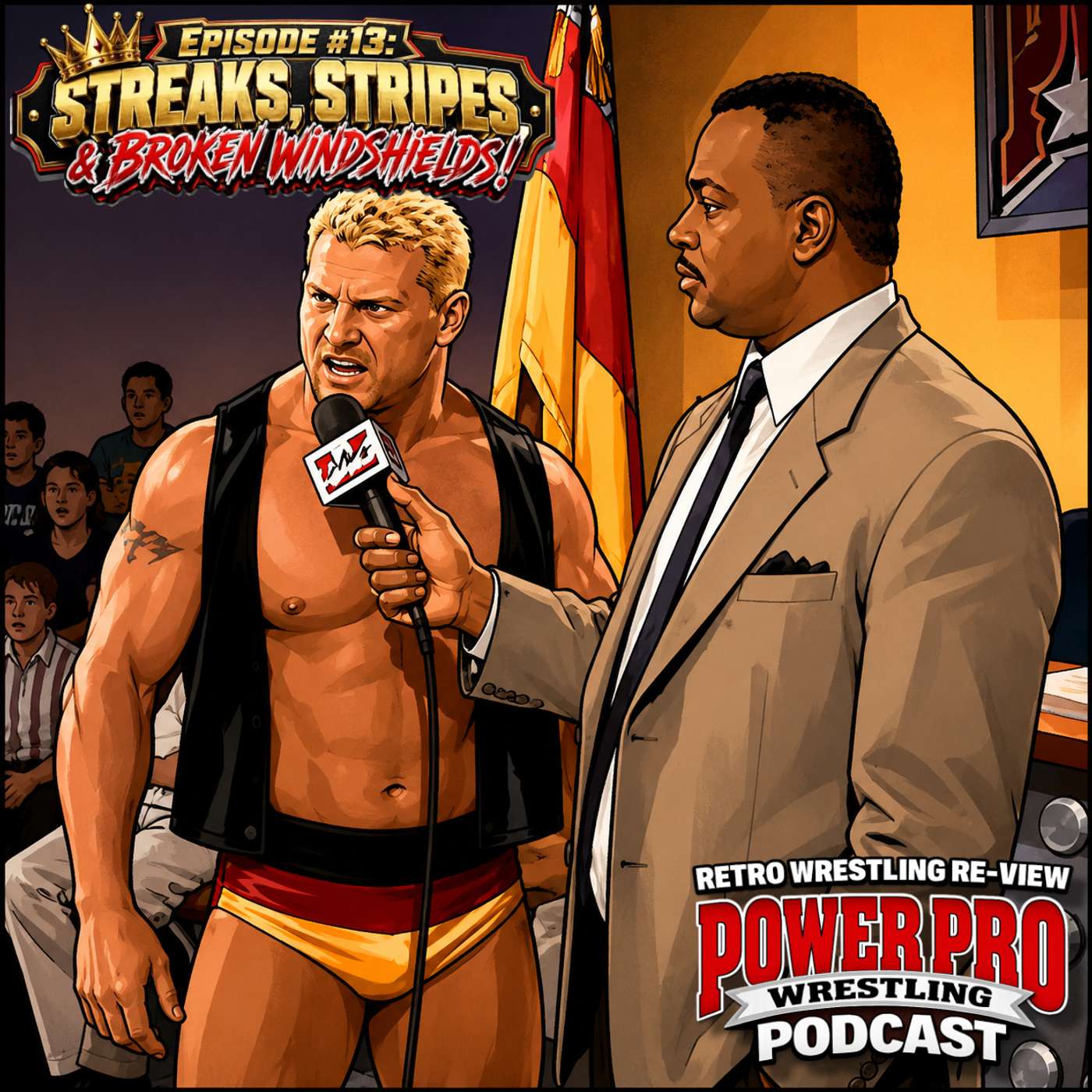 RWR Power Pro Wrestling Podcast Ep. 13: Streaks, Stripes, & Busted Windshields! episode artwork