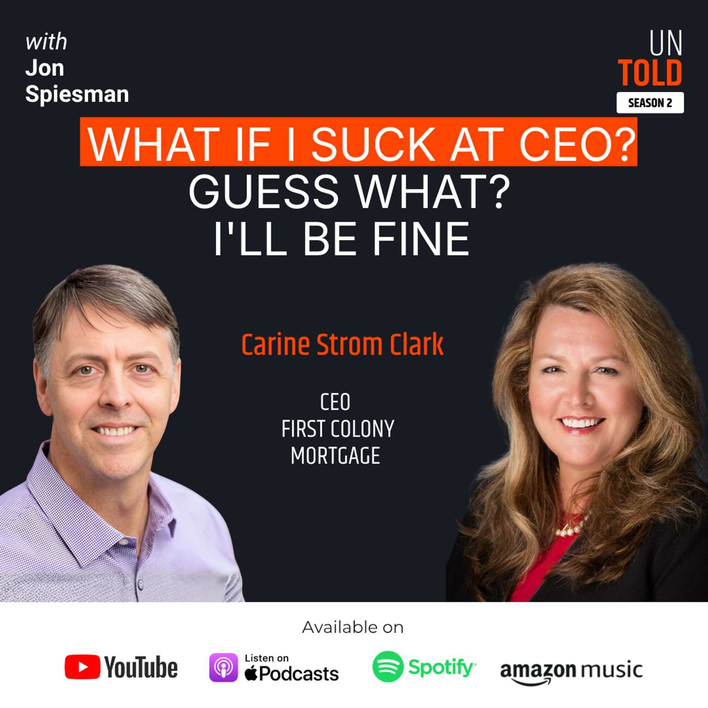 S02 E13 “What if I Suck at CEO? Guess What? I’ll Be Fine” | Carine Strom Clark